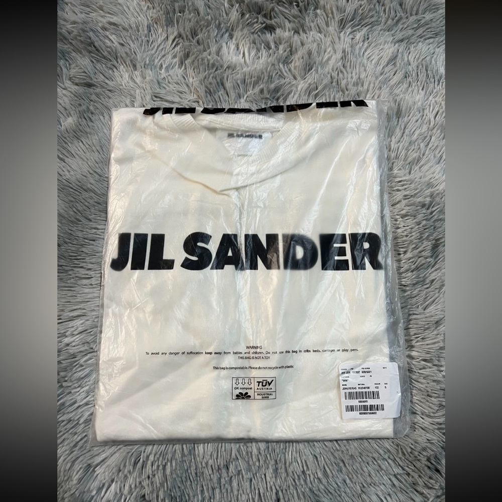 JIL SANDER Logo Tee White unisex M